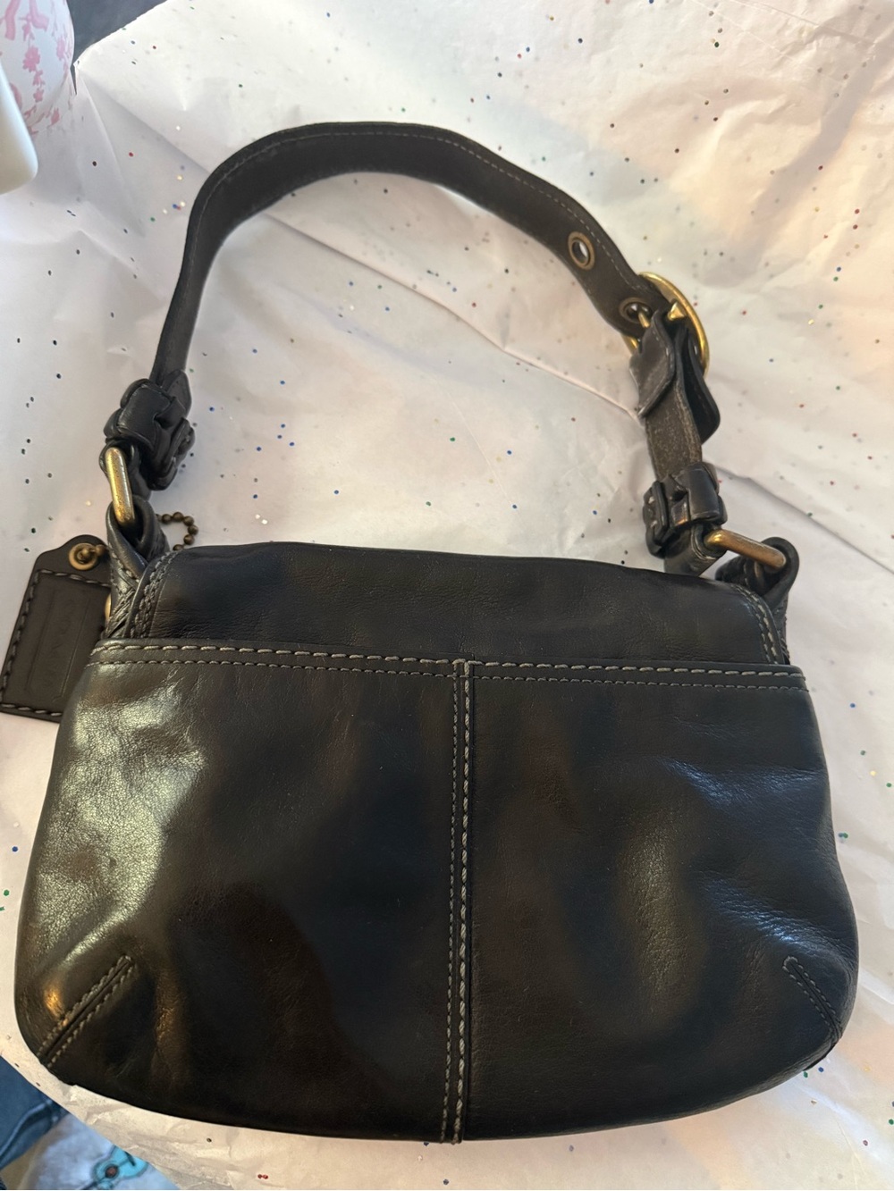 COACH Bleecker Legacy Soho 11427 Shoulder Bag Black L… - Gem
